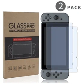 2 יחידות מגן מסך זכוכית Nintendo Switch
