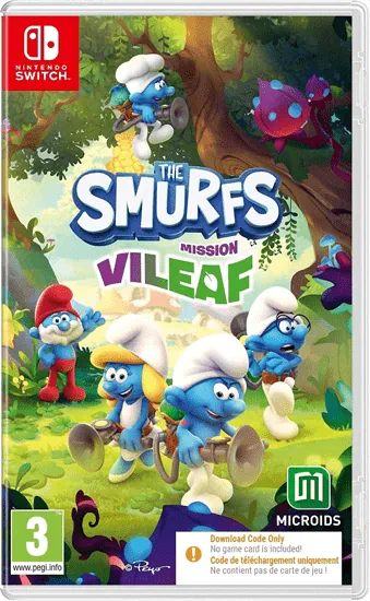 The Smurfs - Mission Vileaf Nintendo Switch  + החלפה חינם