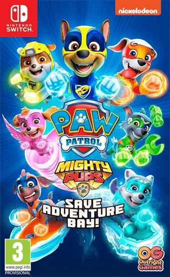 Paw Patrol Mighty Pups Save Adventure Bay Nintendo Switch  + החלפה חינם