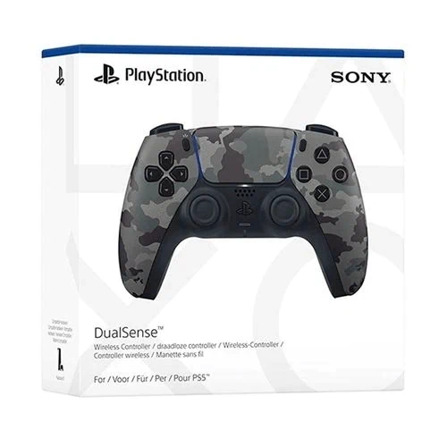 Sony PS5 DualSense Wireless Controller Gray Camouflage