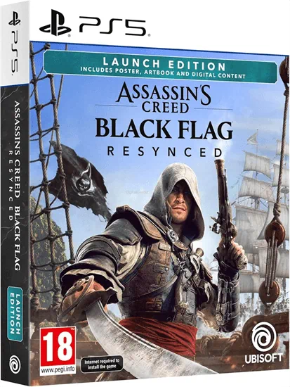 Assassin's Creed Black Flag Re-Synced PS5 + החלפה חינם