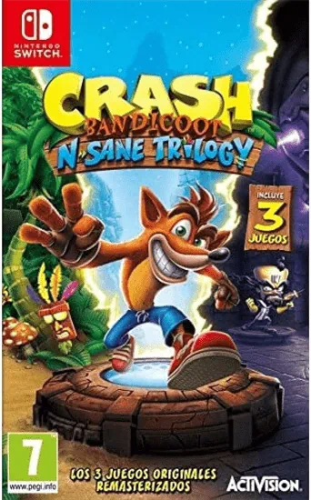 Crash Bandicoot N. Sane Trilogy Nintendo Switch  + החלפה חינם