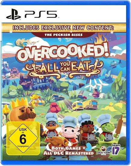 Overcooked: All You Can Eat PS5  + החלפה חינם